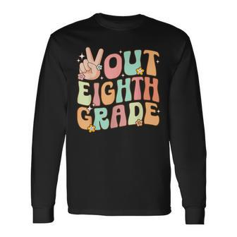 Peace Out Eighth 8Th Grade Graduation Class Of 2023 Long Sleeve T-Shirt T-Shirt | Mazezy
