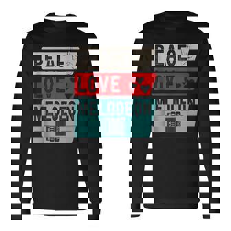 Peace Love Melodeon Musical Instrument Melodeon Accordion Long Sleeve T-Shirt | Mazezy