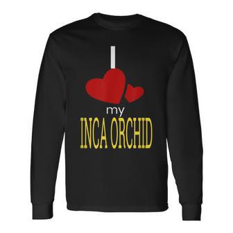 Peruvian Inca Orchid Dog Love Long Sleeve T-Shirt | Mazezy