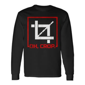 Photography Image Editing For Photographer Long Sleeve T-Shirt | Mazezy