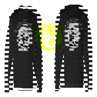 Pickleball Witch On Broom Pickleball Players Halloween Long Sleeve T-Shirt | Mazezy