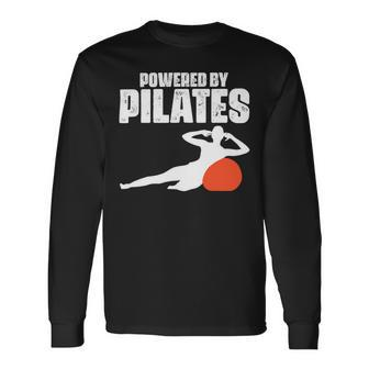 Pilates Like A Sport Only Harder Fitness Pilates Exercise Long Sleeve T-Shirt - Monsterry AU