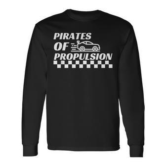 Pirates Of Propulsion Muscle Car Electric Classic Enthusiast Long Sleeve T-Shirt | Mazezy