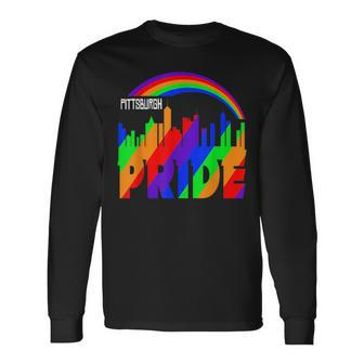 Pittsburgh Lgbtq Pride Awareness March Unique Long Sleeve T-Shirt T-Shirt | Mazezy