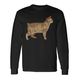 Pixie Bob Cat Cat Lover Long Sleeve T-Shirt | Mazezy