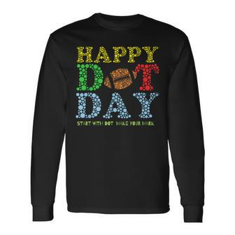 Polka Dot Football Lover Player Happy International Dot Day Long Sleeve T-Shirt - Monsterry DE