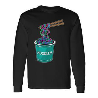 Polysexual Poly Lgbtqia Pasta Noodle Cup Gay Pride Long Sleeve T-Shirt | Mazezy
