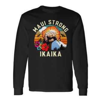 Pray For Maui Hawaii Strong Apparel Matching Family Long Sleeve - Seseable