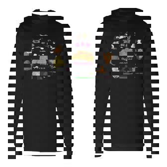 Primates 11 With Kanji Japanese Letters Long Sleeve T-Shirt | Mazezy