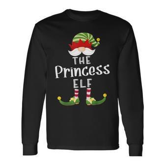 Princess Elf Group Christmas Pajama Party Long Sleeve T-Shirt - Seseable