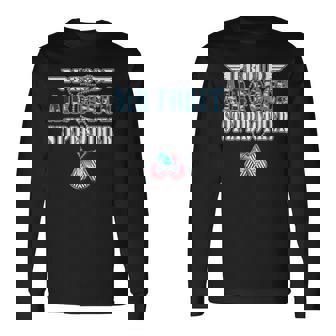 Proud Air Force Stepbrother Us Flag Dog Tags Wings Military Long Sleeve T-Shirt T-Shirt | Mazezy