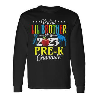 Proud Lil Brother Of A 2023 Prek Graduate Lover Long Sleeve T-Shirt T-Shirt | Mazezy