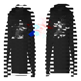 Puerto Rico Soccer Puerto Rican National Flag Football Lover Long Sleeve T-Shirt | Mazezy