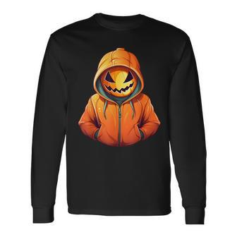 Pumpkin Costumes For Halloween Pumpkin Halloween 2023 Long Sleeve T-Shirt - Thegiftio UK