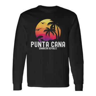 Punta Cana Vacation Punta Cana Souvenirs Dominican Republic Long Sleeve T-Shirt - Monsterry CA