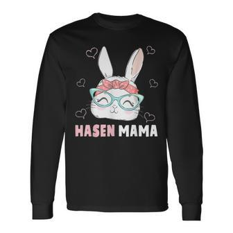 Rabbit Mum Bandana Rabbit Easter Rabbit Mum Long Sleeve T-Shirt T-Shirt | Mazezy