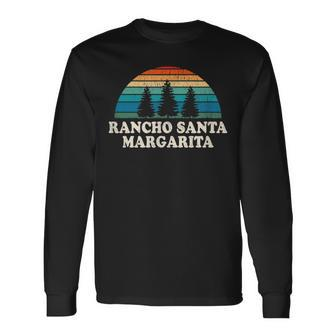 Rancho Santa Margarita Ca 70S Retro Throwback Long Sleeve T-Shirt | Mazezy
