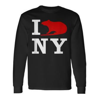 I Rat Ny I Love Rats New York Long Sleeve T-Shirt - Seseable