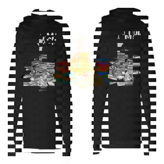 Reading Books Im Ok Books Ok Hand Sign Reading Long Sleeve T-Shirt T-Shirt | Mazezy