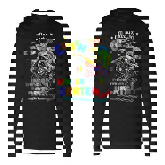 Im Ready To Crush Kindergarten Dinosaur Back To School Dinosaur Long Sleeve T-Shirt T-Shirt | Mazezy