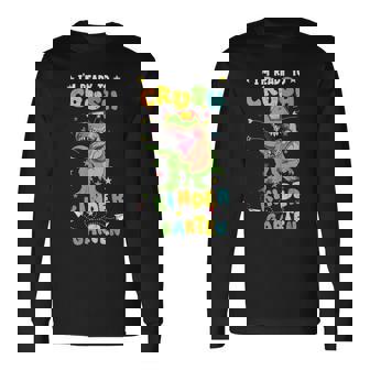 Im Ready To Crush Kindergarten Trex Dinosaur Back To School Dinosaur Long Sleeve T-Shirt T-Shirt | Mazezy