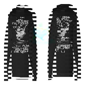 Real Mermaids Smoke Seaweed Weed Marijuana Pot Mermaid Long Sleeve T-Shirt | Mazezy