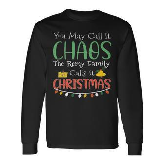 The Remy Name Christmas The Remy Long Sleeve T-Shirt - Seseable