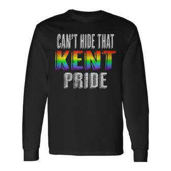 Retro 70S 80S Style Cant Hide That Kent Gay Pride Long Sleeve T-Shirt | Mazezy