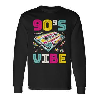 Retro 90S Vibes Take Me Back To The 90S Made Me Vintage 90S Vintage Long Sleeve T-Shirt | Mazezy
