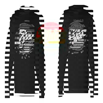 Retro Aldan Home State Cool 70S Style Sunset Long Sleeve T-Shirt | Mazezy