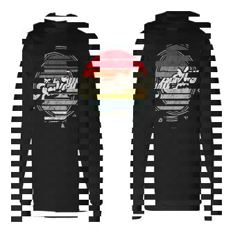 Retro Arbon Valley Home State Cool 70S Style Sunset Long Sleeve T-Shirt | Mazezy