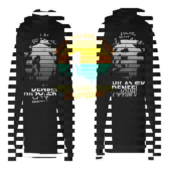 Retro Arctic Village Alaska Big Foot Souvenir Long Sleeve T-Shirt | Mazezy