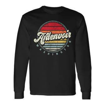 Retro Ardenvoir Home State Cool 70S Style Sunset Long Sleeve T-Shirt | Mazezy AU