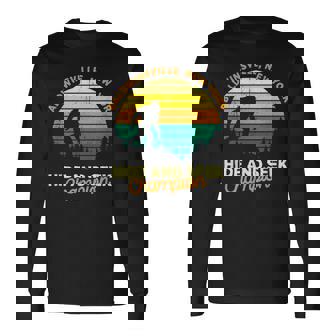 Retro Baldwinsville New York Big Foot Souvenir Long Sleeve T-Shirt | Mazezy