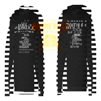 Retro Bonneville Salt Flats Utah International Speedway Long Sleeve T-Shirt | Mazezy
