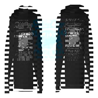 Retro California Surf Vintage Pacific Beach Long Board Wave California And Merchandise Long Sleeve T-Shirt T-Shirt | Mazezy