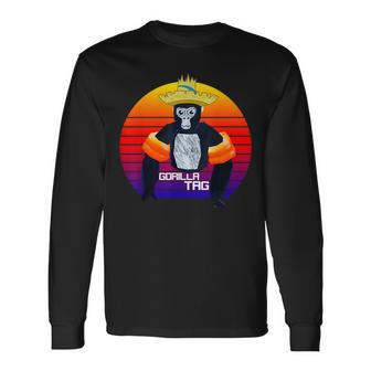 Retro Gorilla Tag Gorilla Tag Merch Monke Boys Long Sleeve - Seseable