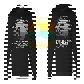 Retro San Andreas California Big Foot Souvenir Long Sleeve T-Shirt | Mazezy