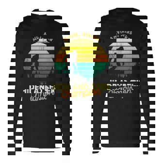 Retro Sasquatch Anvik Alaska Bigfoot State Souvenir Long Sleeve T-Shirt | Mazezy