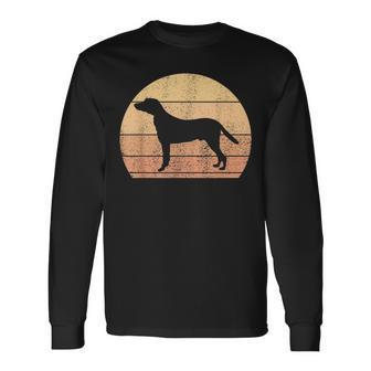 Retro Sunset Hamiltonstovare I Dog Hamiltonstovare Long Sleeve T-Shirt | Mazezy