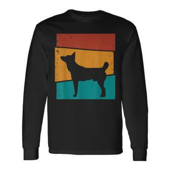 Retro Tahltan Bear Dog Long Sleeve T-Shirt | Mazezy