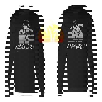 Retro West Palm Beach Florida Beach Long Sleeve T-Shirt | Mazezy