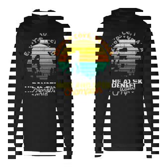 Retro Zephyr Cove Nevada Big Foot Souvenir Long Sleeve T-Shirt | Mazezy