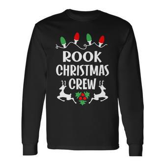 Rook Name Christmas Crew Rook Long Sleeve T-Shirt - Seseable