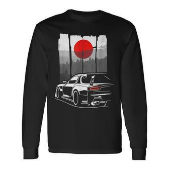 Rotary Engine Jdm Rx Car Tuning Automotive Drift Camiseta Long Sleeve T-Shirt | Mazezy AU
