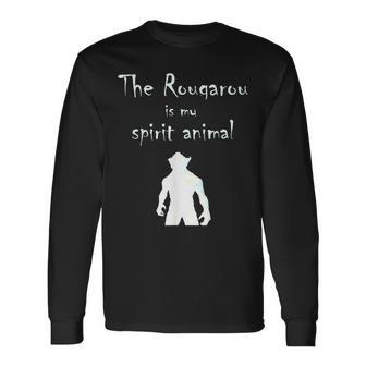 Rougarou Louisiana Swamp Monster Werewolf Long Sleeve T-Shirt | Mazezy