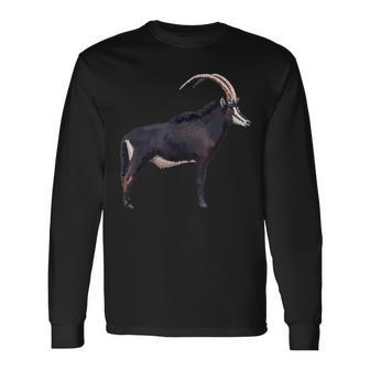 Sable Antelope T Long Sleeve T-Shirt | Mazezy
