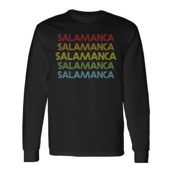 Salamanca Name Long Sleeve T-Shirt | Mazezy