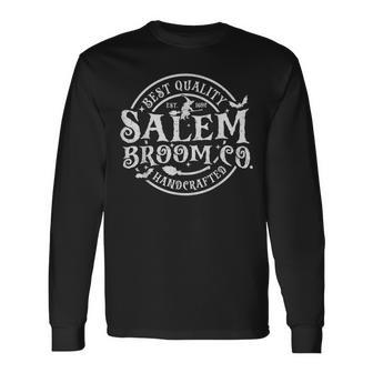 Salem Broom Company Est 1692 Halloween Classic Witch Long Sleeve - Seseable