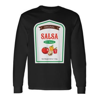 Salsa Sauce Costume Halloween Uniform Long Sleeve T-Shirt - Thegiftio UK